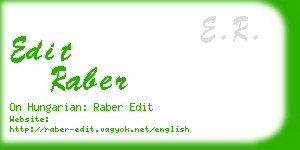 edit raber business card